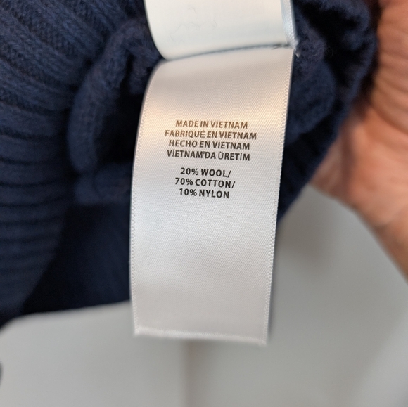 POLO RALPH LAUREN Women Cable-Knit Wool Cardigan Blue XL BNWT - Picture 8 of 12